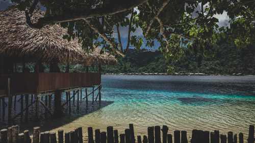 Overwater Restaurant in Raja Ampat